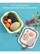 Cutting Board, Foldable Chopping Board with Draining Plug &amp; Colander, Multifunctional Kitchen Vegetable Washing Basket Silicone Dish Tub for Indoor and Outdoor (Gray)