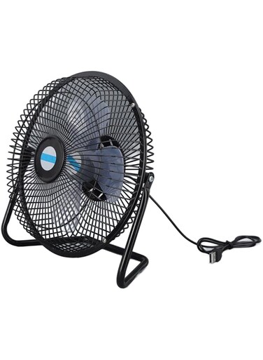 Airshi Solar Panel Powered Fan Portable 10W USB 8 Inch Solar Panel Fan Outdoor Travel Pet Home