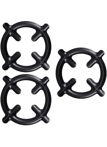 Khazna Non Slip Stove Stand/Moka Pot Holder/Coffee Pot Holder/Gas Range Burner Grate/Gas Oven Burner Grates Pan Holder Stand Stove Rack Milk Pot Holder for Gas Hob