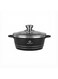 CLASSIC SINGLE SERIES 20CM CASSEROLE TITANIUM GRANITE COATING NON STICK WITH GLASS LID-COOKWARE -POT- (100% PFOA FREE) (2.9 Litres)