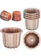 pcs Canele Mold Cake Pan Non Stick small Copper Color, Muffin Bakeware Cupcake Pan DIY Cake Muffin Oven Baking Tool
