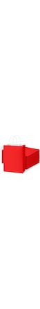 ECVV Gift Bags 12 Pieces Set Eco-Friendly Paper Bags With Handles Bulk Paper Bags Shopping Bags Kraft Bags Retail Bags Party Bags (RED, 27 * 22 * 11 Cm)