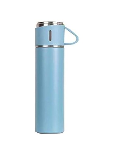 MAGA ZONE Portable Spray Paint Water Bottle   Insulated Water Bottle with Handle   Medical Grade Stainless Steel, Double-Layer Shell   Customizable 350ML Bottle (Blue)