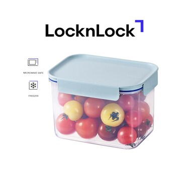 LocknLock Classic Plus Rectangle Food Container 2L &ndash; Mint, 4-Side Locking, Stackable &amp; Leakproof