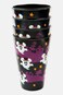4 Pcs Mickey Ghost Bamboo Tumblers 200 ml, Black