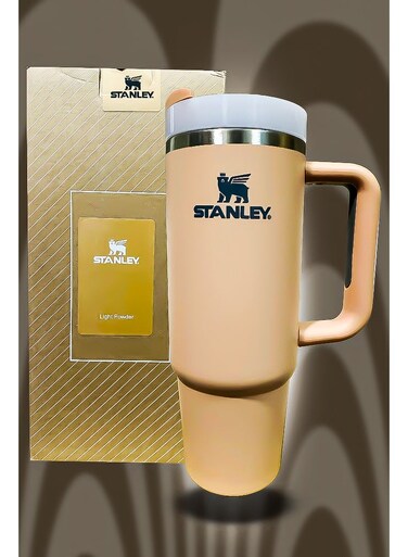 40oz Stainless Steel Travel Tumbler with Straw &acirc;&euro;&ldquo; Leakproof FlowState Lid, Double Wall Insulation, BPA-Free, Slim Base Fits Car Holders, Ergonomic Handle