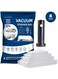 Vacuum Storage Bags 8-Pack (2 Jumbo 2 Large 2 Medium 2 Small) with Wireless Electric Pump - 6000pa Strong Suction Power, Reusable Space Saver Compression Bags for Travel, Ideal for Clothes