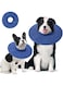 NALACAL Dog Recovery Collar, Dog Neck Donut, Soft Dog Cone Collar for Dogs Cats After Surgery, Elizabethan Collar Alternatives, Breathable E Collar, Protective Dog Donut Collar, Blue L