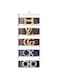 U-HOOME 5 Layers Acrylic Belt Organizer for Closet,Stackable Belt Case Storage Holder and Display for Accessories like Jewelry,Watch,Bracelets,5 Compartments Display Case for Tie and Bow Tie