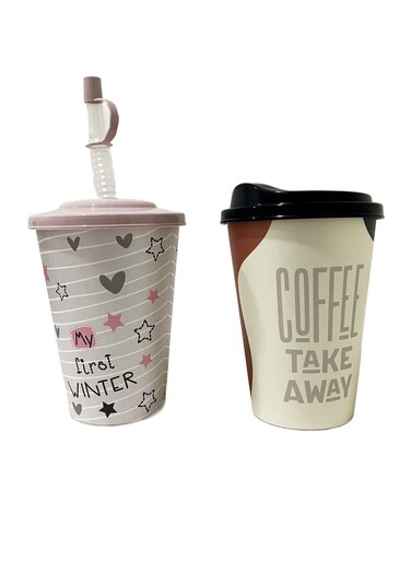 2 Piece Set Coffee Cup And Juice Cup (500ML)