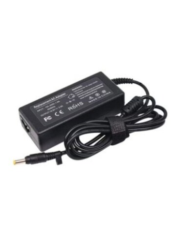 AC Adapter Charger For HP Compaq Laptop Black (18.5V-3.5A(7.4X5.0)
