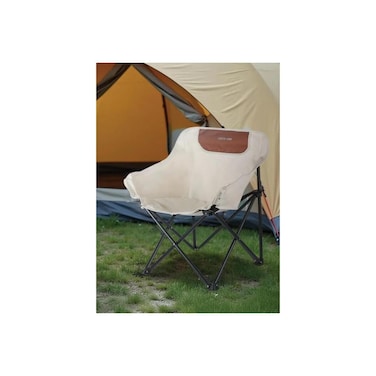 RANGER Foldable Camping Chair Lightweight Steel Frame with Side Storage Bag