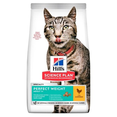 Hill's Science Plan Perfect Weight Adult Cat Food with Chicken (7kg)