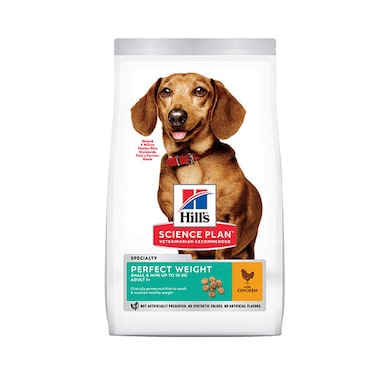 Hills Science Plan Perfect Weight Small &amp; Mini  Adult   Dry Dog Food With chicken -1.5Kg