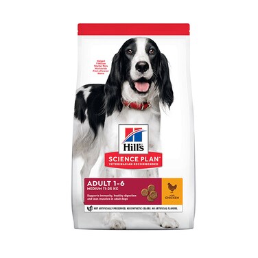 Hills Science Plan Medium Adult with Chicken Dry Dog Food - 14kg