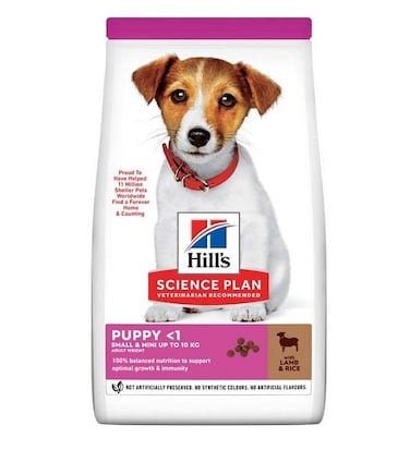 Hills Science Plan Small &amp; Mini Puppy Dog Food Dry With Lamb &amp; Rice- 3 Kg