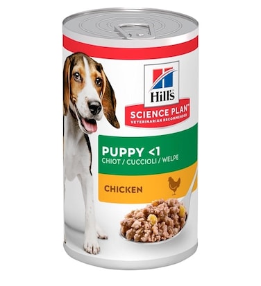 Hills  Science Plan Puppy  Wet Dog Food With Chicken -370G