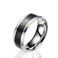Smart Temperature Ring Stainless Steel Personalized Temperature Display Couple Ring, Size: 10(White)