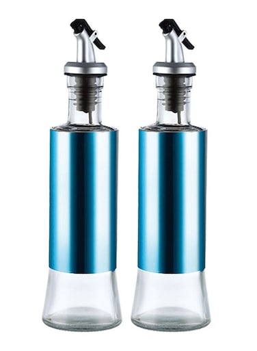 2-piece oil dispenser Olive oil dispenser Seasoning oil dispenser Oil storage bottle