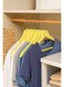 Homes Plastic Clothes Hangers Non-Slip 30 Pack &acirc;&euro;&ldquo; Durable Space Saving Hangers for Shirts, Suits, Coats &amp; Sweaters (Yellow)