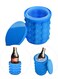 Ice Cube Bucket with Lid, 2 in 1 Ice Cube Maker Mold Ice Storage Bucket