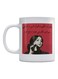 Arab Artist Nawal Al-Kuwaitia Printed Ceramic Mug White/Red/Black 350ml