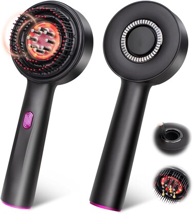 Upgrade 2-in-1 Scalp Massager with Oil Applicator, Scalp Massaging Brush, Shiatsu Hair Scalp Massager with IPX7 Waterproof, Electric Massager for Scalp &amp; Hair, Portable Massager for Head