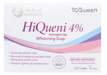 AMALICO HIQUENI 4% WHITENING SOAP 100G