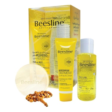 Beesline Hajj Kit Fragrance Free Cleansing And Moisture Pack Small