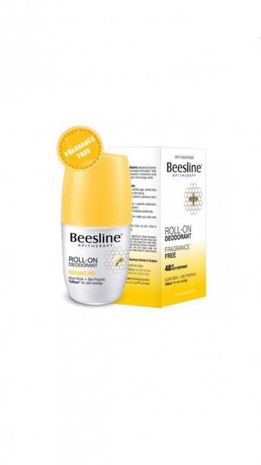 BEESLINE NATURAL DEO ROLL-ON FRAGRANCE FREE 50ML