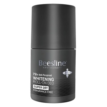 Beesline Apitherapy Men Whitening Roll-On Deo Super Dry Fragrance Free 50ml