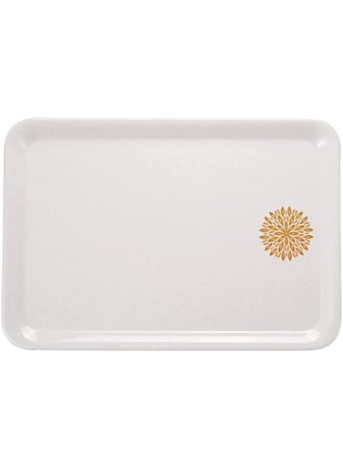 Servewell Melamine Tray Golden Leaves Large 35 cm