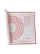 Baking Mat White/Red 40x60cm