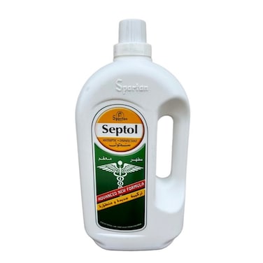 Spartan-Septol Antiseptic Disinfectant &ndash; 2L Advanced Formula for Comprehensive Germ Killing and Safe Surface Cleaning