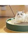 TIMICARE Cat Scratcher Cardboard,Corrugated Scratch Pad, Cat Bed,Cat Scratching Lounge Bed, Durable Recycle Board for Furniture Protection, Cat Scratcher Bowl (Replacement Core*1PCS) (Green)