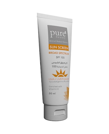 Pure Beauty Sun Screen Broad Spectrum Cream Spf 100 50 Ml