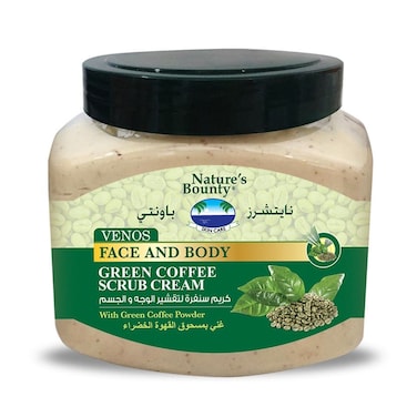 Nature's Bounty Venos Scrub Cream&Acirc;&nbsp;  Green Coffee   300ml