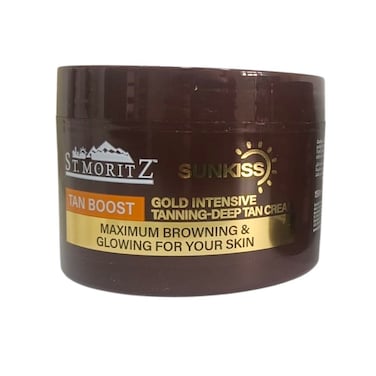St. Moritz Gold Intensive Tanning Deep Tan Cream   150 Ml