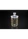Vague Acrylic Long Jar with Gold Rose Design, Small, Clear