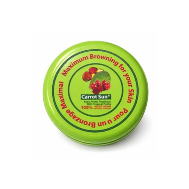 Carrot Sun Tropical Fruits Tanning Cream 350ml Fast Browning Sun Cream Without SPF