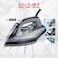2000W Electric Steam Iron with Adjustable Temperature, Non-Stick Soleplate &amp; Water Spray