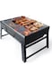 Folding Charcoal Barbecue Grill &ndash; Portable Outdoor BBQ Grill