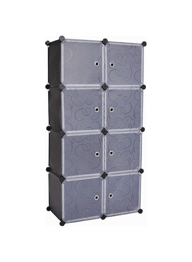 Multi-functional 8 Cells Modular Detachable Storage Cube Cabinet