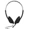 CANYON HS-01 PC Headset with Adjustable Microphone, Volume Control, Soft Ear Cushions, Dual 3.5mm Jack, Black-Orange Design &ndash; Ideal for Work, Calls, and Gaming
