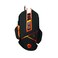 CANYON Hazard GM-6 Gaming Mouse, Wired USB, 9 Programmable Buttons, 6400 DPI, Adjustable Weights (20g), LED Backlight, Ergonomic Right-Handed Design, Black/Orange