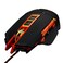 CANYON Hazard GM-6 Gaming Mouse, Wired USB, 9 Programmable Buttons, 6400 DPI, Adjustable Weights (20g), LED Backlight, Ergonomic Right-Handed Design, Black/Orange