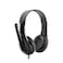 CANYON HSC-1 Simple PC Headset with 3.5mm Universal Plug, Inline Volume Control, Compatible with PC, Smartphones, Tablets, iPhone, iPad &ndash; Lightweight &amp; Comfortable, Black
