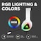 CANYON Shadder GH-6 Stereo Gaming Headset, 50mm Drivers, Adjustable Headband, Memory Foam Cushions, RGB Backlight, Flexible Mic, Volume Wheel, 2m Cable, USB &amp; 3.5mm