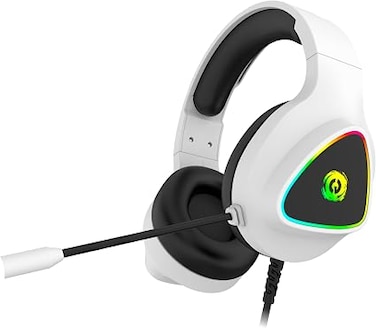 CANYON Shadder GH-6 Stereo Gaming Headset, 50mm Drivers, Adjustable Headband, Memory Foam Cushions, RGB Backlight, Flexible Mic, Volume Wheel, 2m Cable, USB &amp; 3.5mm