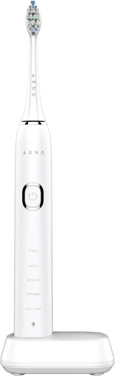 AENO DB5 Sonic Electric Toothbrush &ndash; 5 Modes, 40-Day Battery, Wireless Charging, Premium Bristles, Brush Head Reminder, 46000 Vibrations/Min